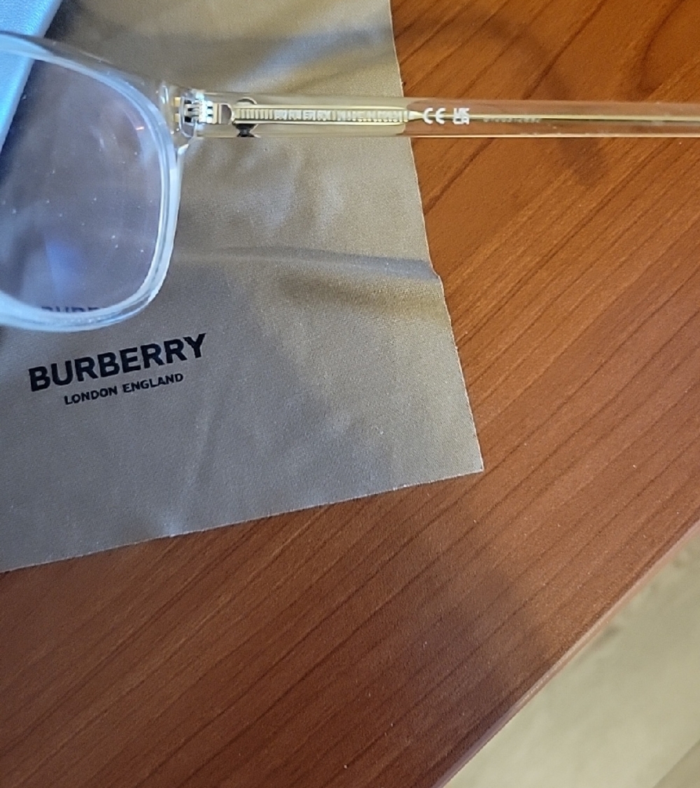 Burberry Transparent/Clear Glasses Frame - Picture 4 of 9